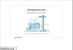 Sites similar to borsayorumu.com