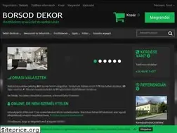 Sites similar to borsoddekor.hu