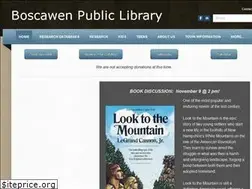 Sites similar to boscawenpubliclibrary.org