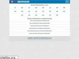Sites similar to bosch-dishwasher-errors.com