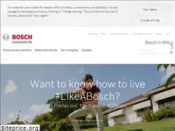 Sites similar to bosch.africa