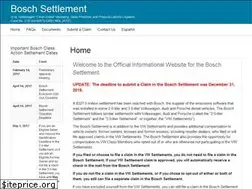 Sites similar to boschvwsettlement.com