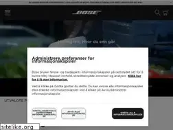 Sites similar to bose.no