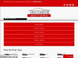 Sites similar to bosemotors.com