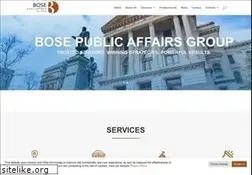Sites similar to bosepublicaffairs.com