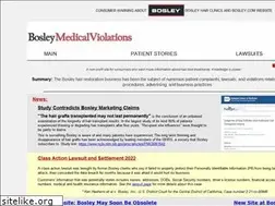 Sites similar to bosleymedicalviolations.com