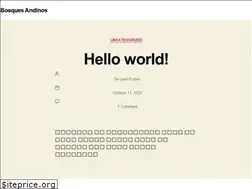 Sites similar to bosquesandinos.com
