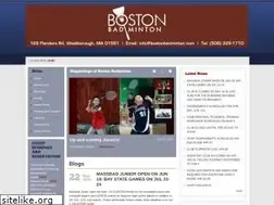 Sites similar to bostonbadminton.com