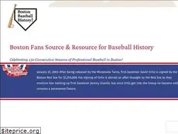 Sites similar to bostonbaseballhistory.com