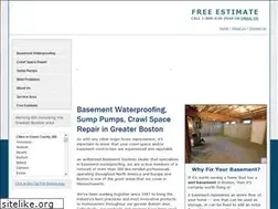 Sites similar to bostonbasementsystems.com