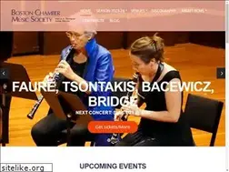 Sites similar to bostonchambermusic.org
