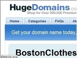 Sites similar to bostonclothes.com