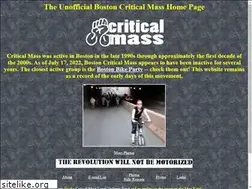 Sites similar to bostoncriticalmass.org