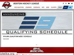Sites similar to bostonhockeyleague.com
