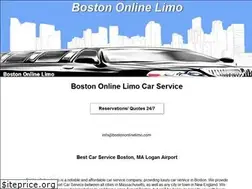 Sites similar to bostononlinelimo.com