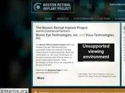 Sites similar to bostonretinalimplant.org