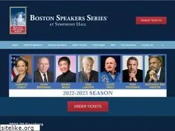 Sites similar to bostonspeakers.org