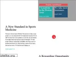Sites similar to bostonsportsmed.com