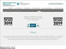 Sites similar to bostonsportsmedicine.com
