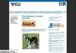Sites similar to bostonterrierforums.com