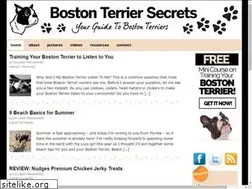 Sites similar to bostonterriersecrets.com