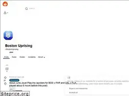 Sites similar to bostonuprising.reddit.com