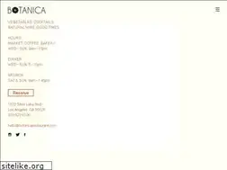 Sites similar to botanicarestaurant.com