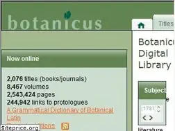 Sites similar to botanicus.org
