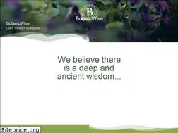 Sites similar to botanicwise.com