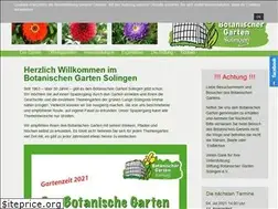Sites similar to botanischer-garten-solingen.de