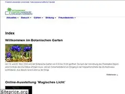 Sites similar to botanischer-garten.uni-erlangen.de