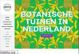 Sites similar to botanischetuinen.nl