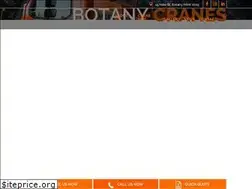 Sites similar to botanycranes.com.au
