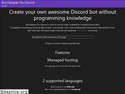 Sites similar to botdesignerdiscord.com
