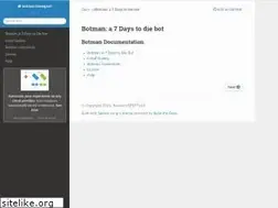 Sites similar to botman-smegzor.readthedocs.io