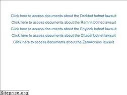 Sites similar to botnetlegalnotice.com