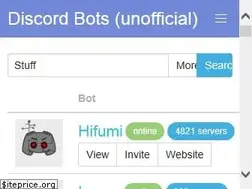 Sites similar to bots.discord.pw