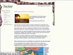 Sites similar to botswanalodges.de