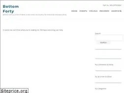 Sites similar to bottomforty.com