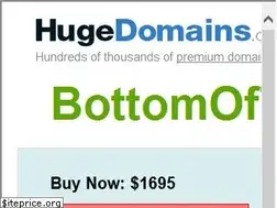 Sites similar to bottomofthebottle.com