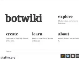 Sites similar to botwiki.org