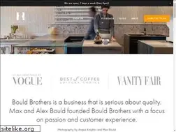 Sites similar to bouldbrotherscoffee.co.uk
