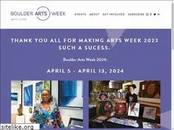 Sites similar to boulderartsweek.org