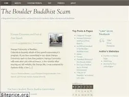 Sites similar to boulderbuddhistscam.wordpress.com