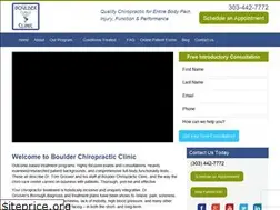 Sites similar to boulderchiropracticclinic.com