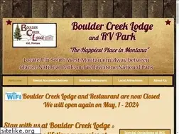 Sites similar to bouldercreeklodgemontana.com
