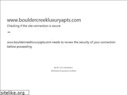 Sites similar to bouldercreekluxuryapts.com