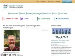 Sites similar to boulderjunctioncf.org