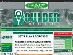 Sites similar to boulderlacrosse.org