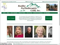 Sites similar to boulderpsychotherapistsguild.com